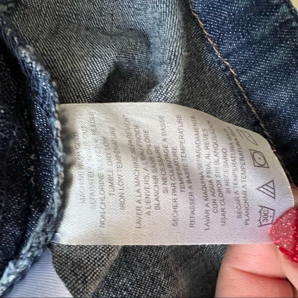 Vintage FDJ French Dressing Tailored Denim Jean Jacket Y2K Size 8 - Picture 4 of 4